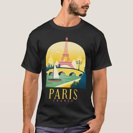 パリ・ダークのグローバターズ Tシャツ (正面)