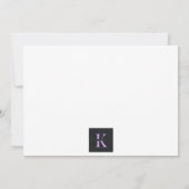 パリ、テキサス州フラットサンキューカード サンキューカード (裏面)