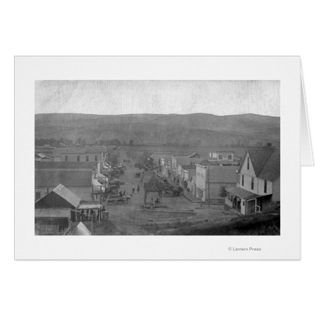 パリ、テキサス州Aerial View of TownParis, TX (正面横)