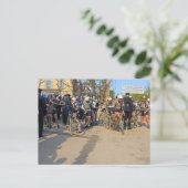 パリ – ニースサイクリストオーシェールヨンヌフランス1933 ポストカード (スタンド正面)