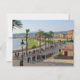 パリ・ニース 自転車レース ライダー ニースにて 1933年3月19日 ポストカード