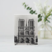 パリ,ノートルダムのファサード, 19世紀後半 ポストカード (スタンド正面)