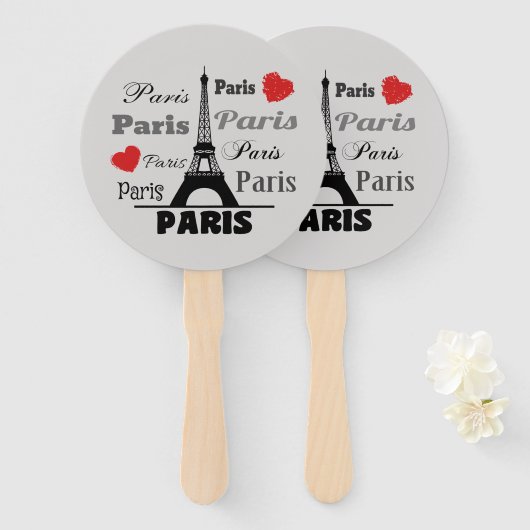 パリ ハンドファン (正面&裏面)