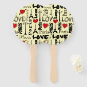 パリ ハンドファン (正面&裏面)