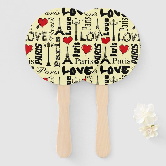 パリ ハンドファン (正面&裏面)