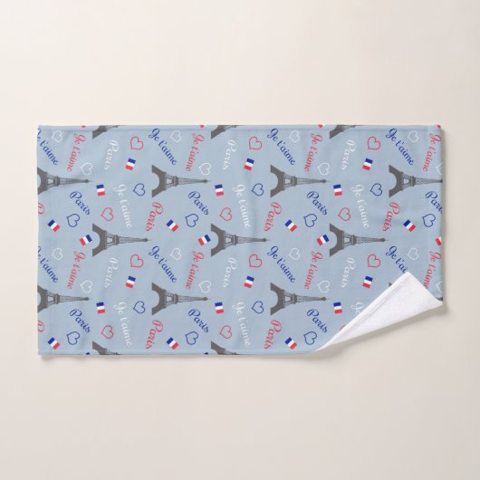 パリ バスタオルセット (ハンドタオル)