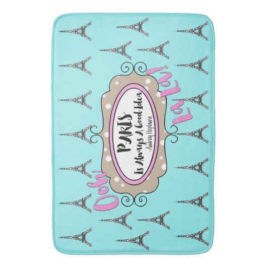 「パリ」 バスマット (正面縦)