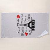 パリ ビーチタオル (正面)