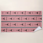 パリ ビーチタオル (正面)