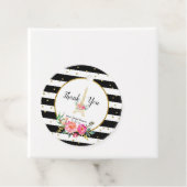 パリ ピンク フラワー ロマンチック サンクス タグ (インサイチュ)