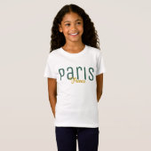 パリ フランスのお土産 Tシャツ (正面フル)