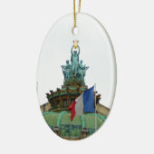 パリ、フランスのオペラGarnierの屋上 セラミックオーナメント (左)