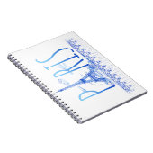 パリ，フランスのノート ノートブック (右側)