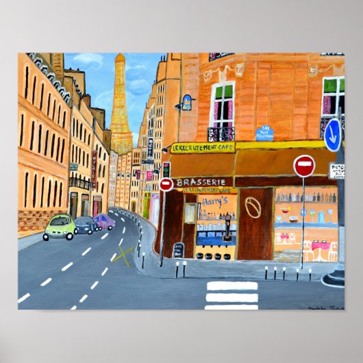 パリ，フランスのポスター ポスター (正面)