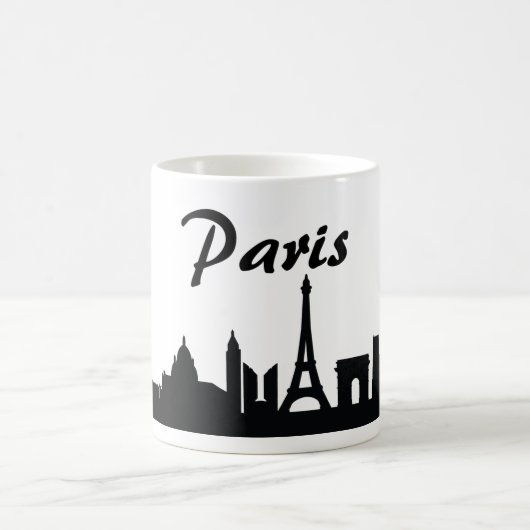パリ、フランスの陸標のギフトのマグ コーヒーマグカップ (中央)