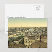 パリ、フランスの7つの橋のパノラマ ポストカード (正面/裏面)