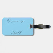 パリ・フランスへの旅行 ラゲッジタグ (裏面横)