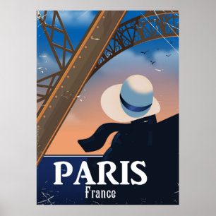 パリ・フランスエッフェルタワー旅行ポスター ポスター