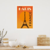 パリ，フランスヴィンテージ旅行ポスター ポスター (キッチン)