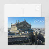 パリ・フランス建築フランスの都市景観 ポストカード (正面/裏面)