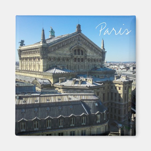 パリ・フランス建築フランスの都市景観 マグネット (正面)