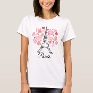 パリ、フランス愛 Tシャツ