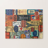 パリ、フランス旅行のシール ジグソーパズル (横)