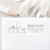 パリ、フランス様式スカイライン | ラベル (インサイチュ)