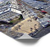 パリ、フランス航空ビュー ポスター (角)