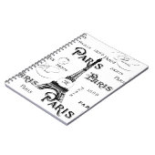 パリ・フランス贈り物と土産 ノートブック (左側)