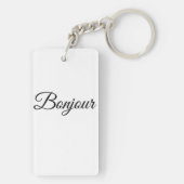 パリ、フランス鍵チェーンエッフェルタワー キーホルダー (裏面)