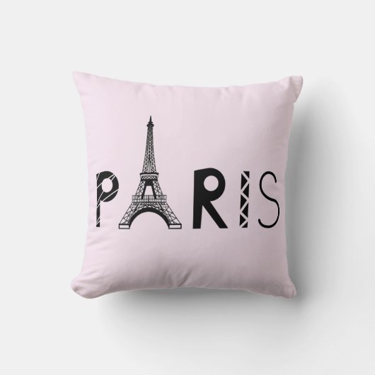 パリ、フランス|エッフェル塔 クッション (正面)