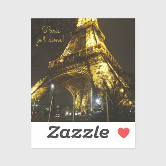 パリ。フランス.エッフェル塔 シール (シート)