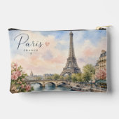 パリ フランス エッフェル塔 セーヌ川 アクセサリーポーチ (裏面)