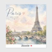 パリ フランス エッフェル塔 セーヌ川 シール (シート)