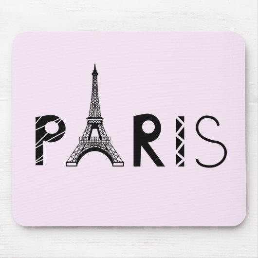 パリ、フランス|エッフェル塔 マウスパッド (正面)