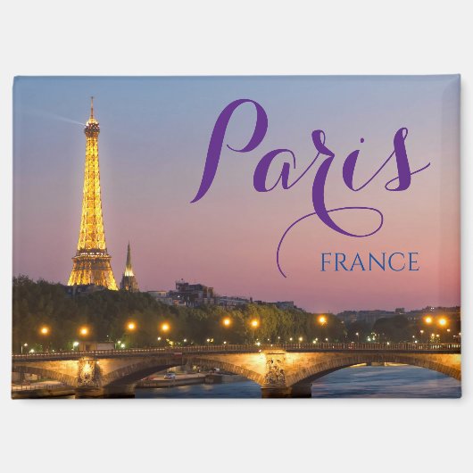 パリ フランス エッフェル塔 旅行 マグネット (正面)