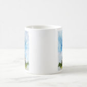 パリ フランス エッフェル塔 水彩画 コーヒーマグカップ (中央)