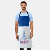 パリ フランス エプロン (着用した状態)