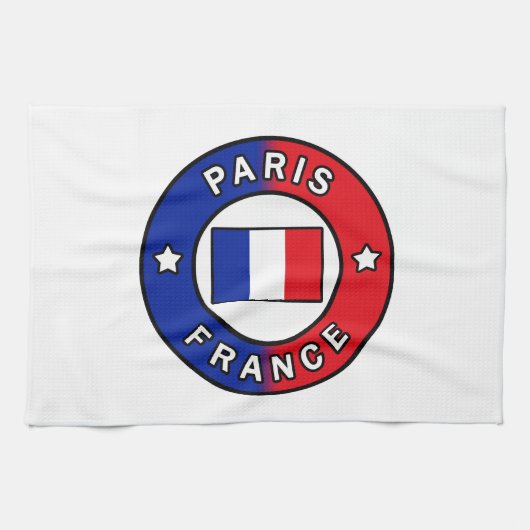 パリ フランス キッチンタオル (横)