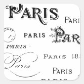 パリ・フランス・ギフト&お土産 スクエアシール (正面)