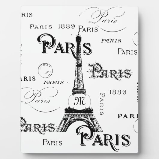 パリ フランス ギフト 記念品 フォトプラーク (正面)