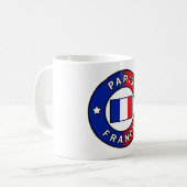 パリ フランス コーヒーマグカップ (正面左)