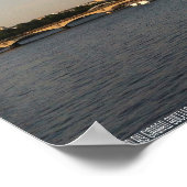 パリ，フランス – スカイライターがエッフェルタワーのそばを飛ぶ ポスター (角)