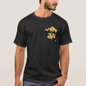 パリ フランス スカイライン アート Tシャツ (正面)