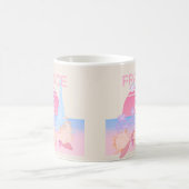 パリ、フランス、トラベルアート、パ名門私立校風のステル コーヒーマグカップ (中央)