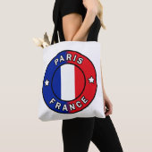 パリ フランス トートバッグ (クローズアップ)