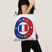 パリ フランス トートバッグ (クローズアップ)