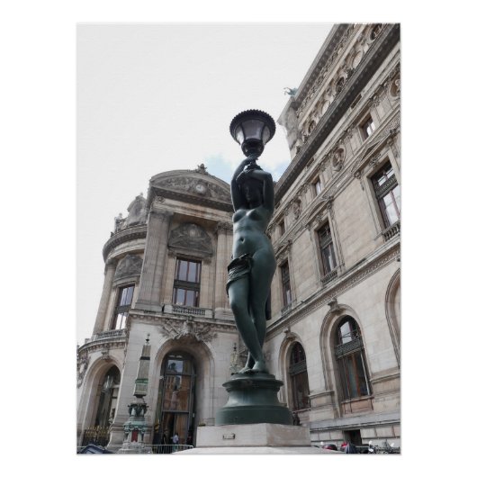 パリ。フランス.パレガルニエ ポスター (正面)