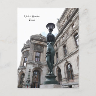 パリ。フランス.パレガルニエ ポストカード